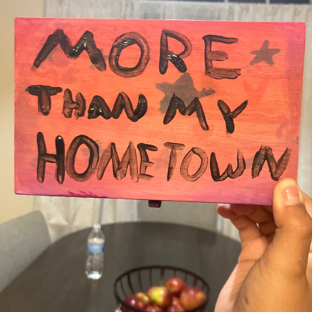 A little chest that I painted.